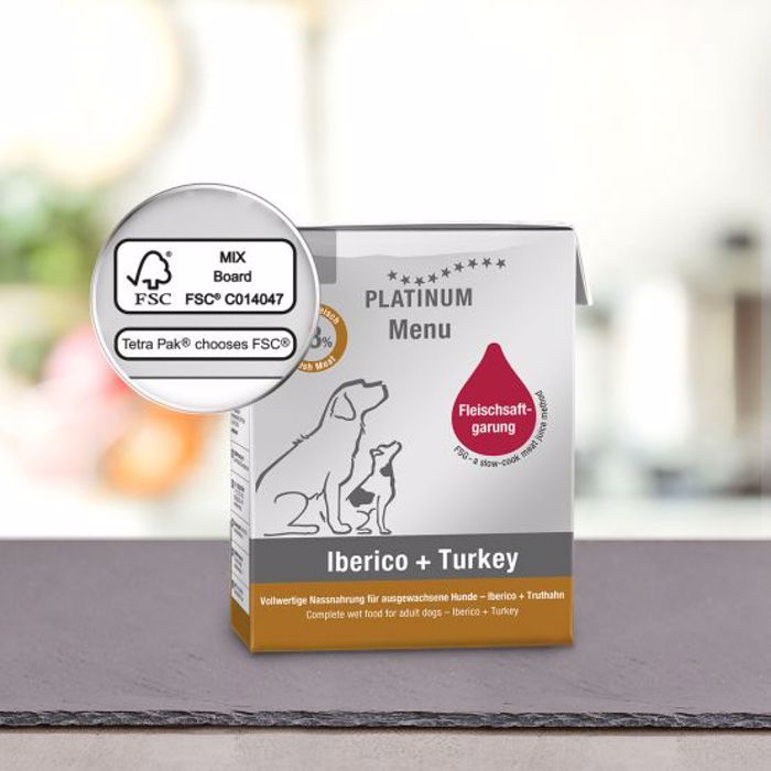 PLATINUM MENU uGI TROFI SKuLOu ADULT TURKEY-IBERICO 375gr